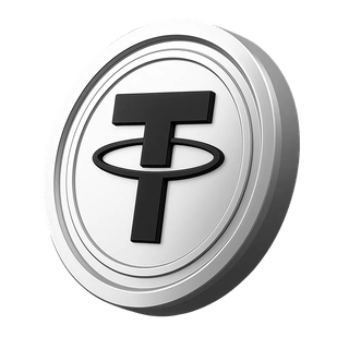 Section informations du compte affichant une pièce Tether USDT